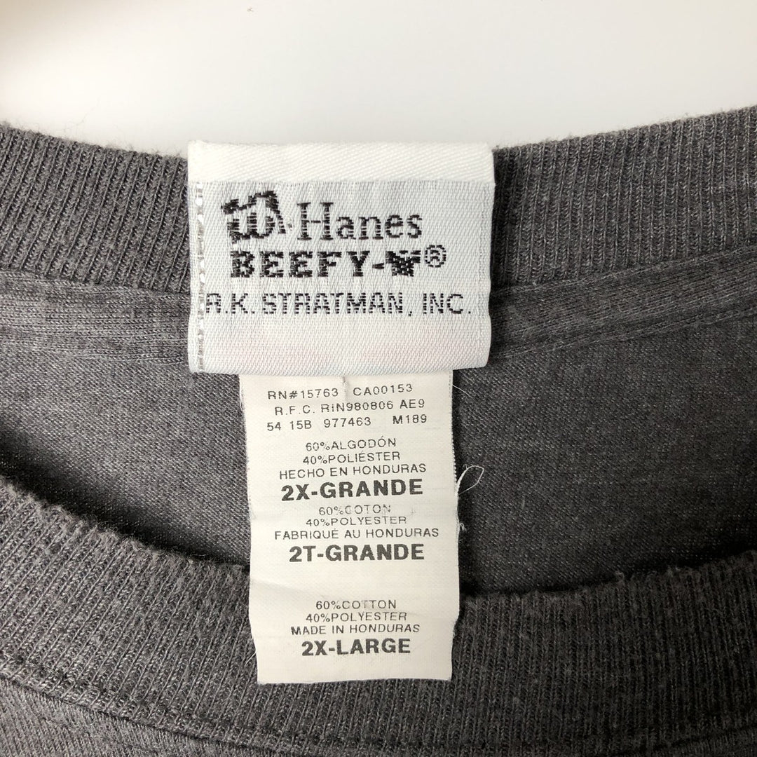 Harley-Davidson Motorcycle Long Sleeve T-Shirt, Men's XXL cotton gray type Vintage Second Hand