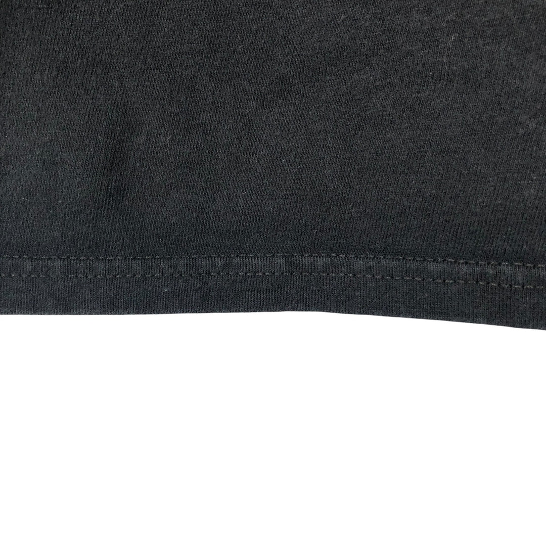 2000'S Hanes Long Sleeve T-Shirt, Men's Size L cotton black type Vintage Second Hand