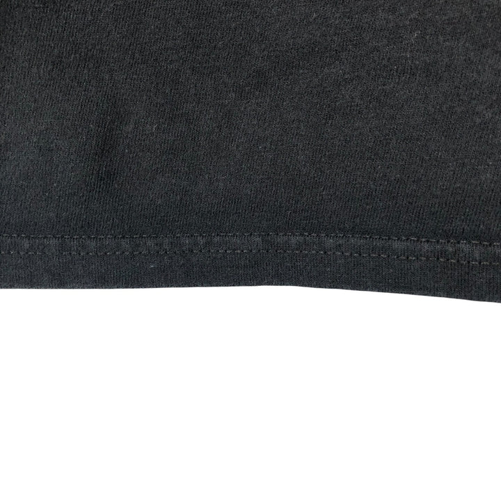 2000'S Hanes Long Sleeve T-Shirt, Men's Size L cotton black type Vintage Second Hand