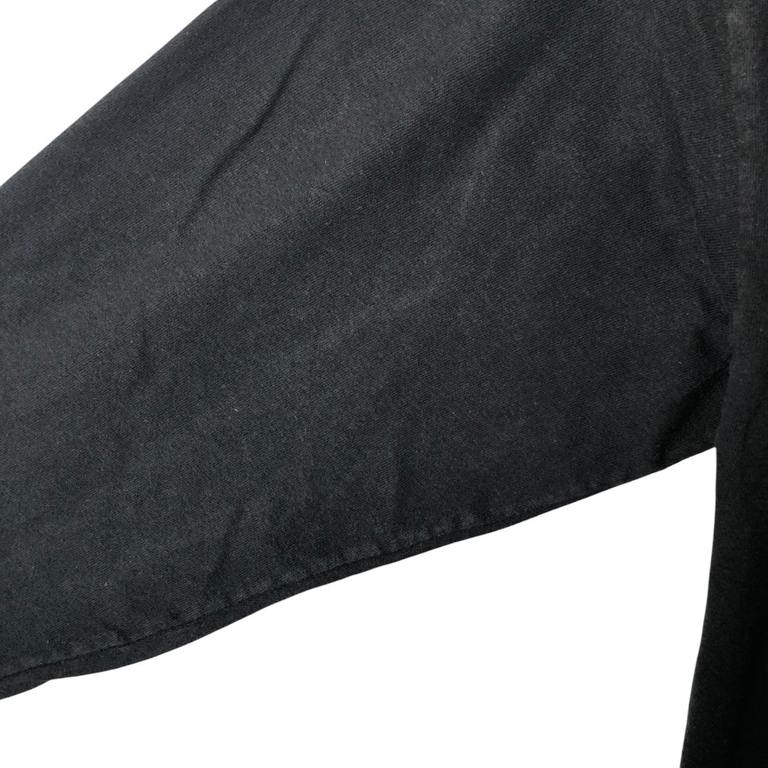 2000'S Hanes Long Sleeve T-Shirt, Men's Size L cotton black type Vintage Second Hand