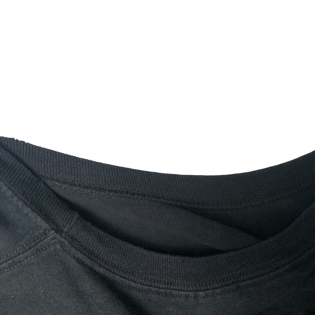 2000'S Hanes Long Sleeve T-Shirt, Men's Size L cotton black type Vintage Second Hand