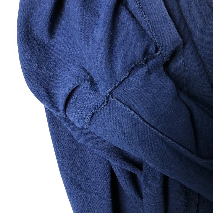 Vintage 1980'S Hanes BEEFY-T Blue Tag Long Sleeve T-Shirt, Made in USA, Men's Size L cotton navy blue type Vintage Second Hand