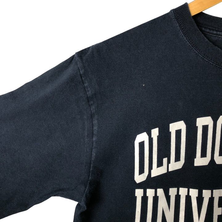 2000'S Champion Authentic Athletic Apparel College Long Sleeve T-Shirt, Men's Size Medium unclear navy blue type Vintage Second Hand