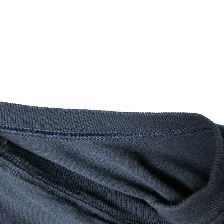 2000'S Champion Authentic Athletic Apparel College Long Sleeve T-Shirt, Men's Size Medium unclear navy blue type Vintage Second Hand