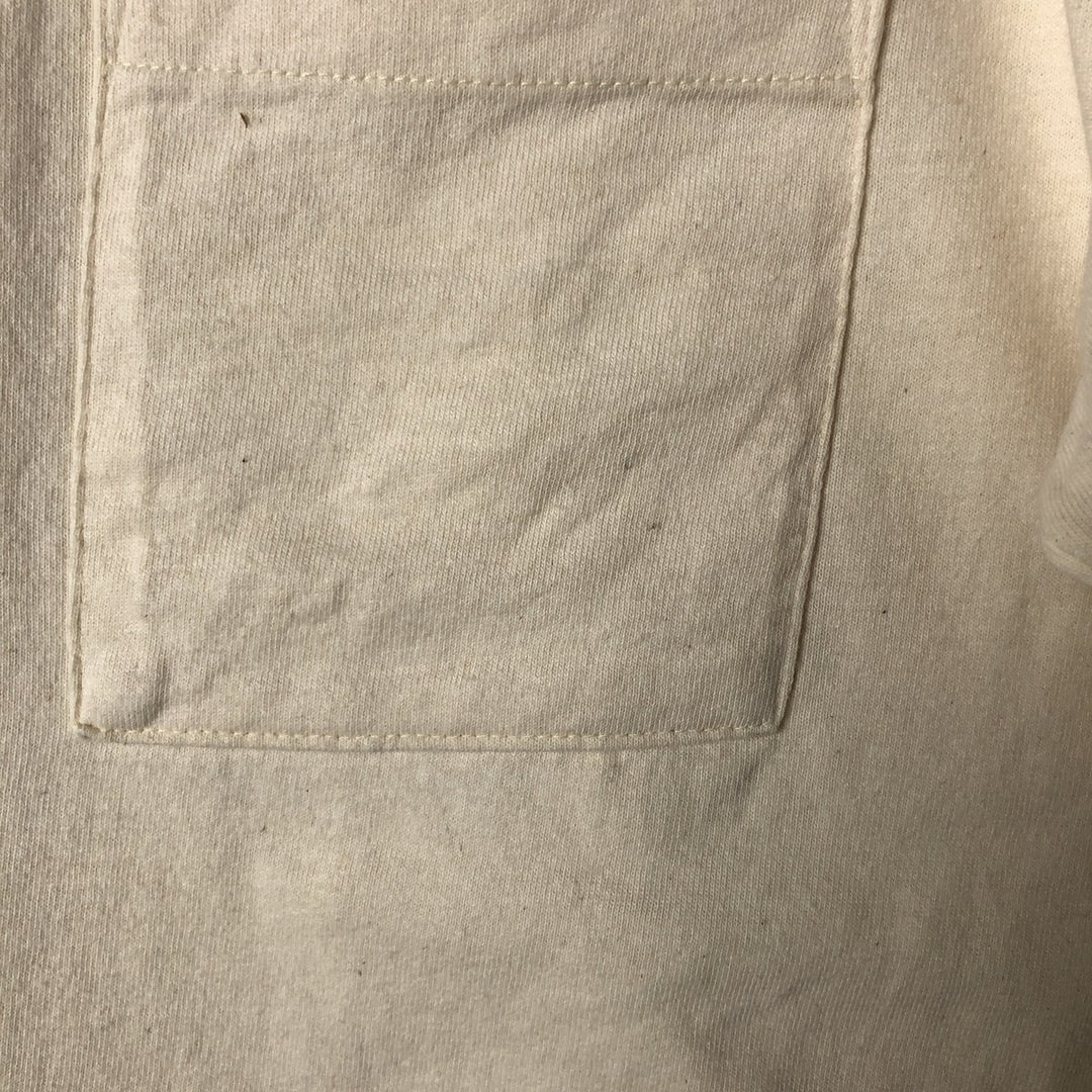 90'S Discus Athletic back print long sleeve T-shirt, Made in USA, Men's size M, Vintage cotton unbleached Vintage Second Hand