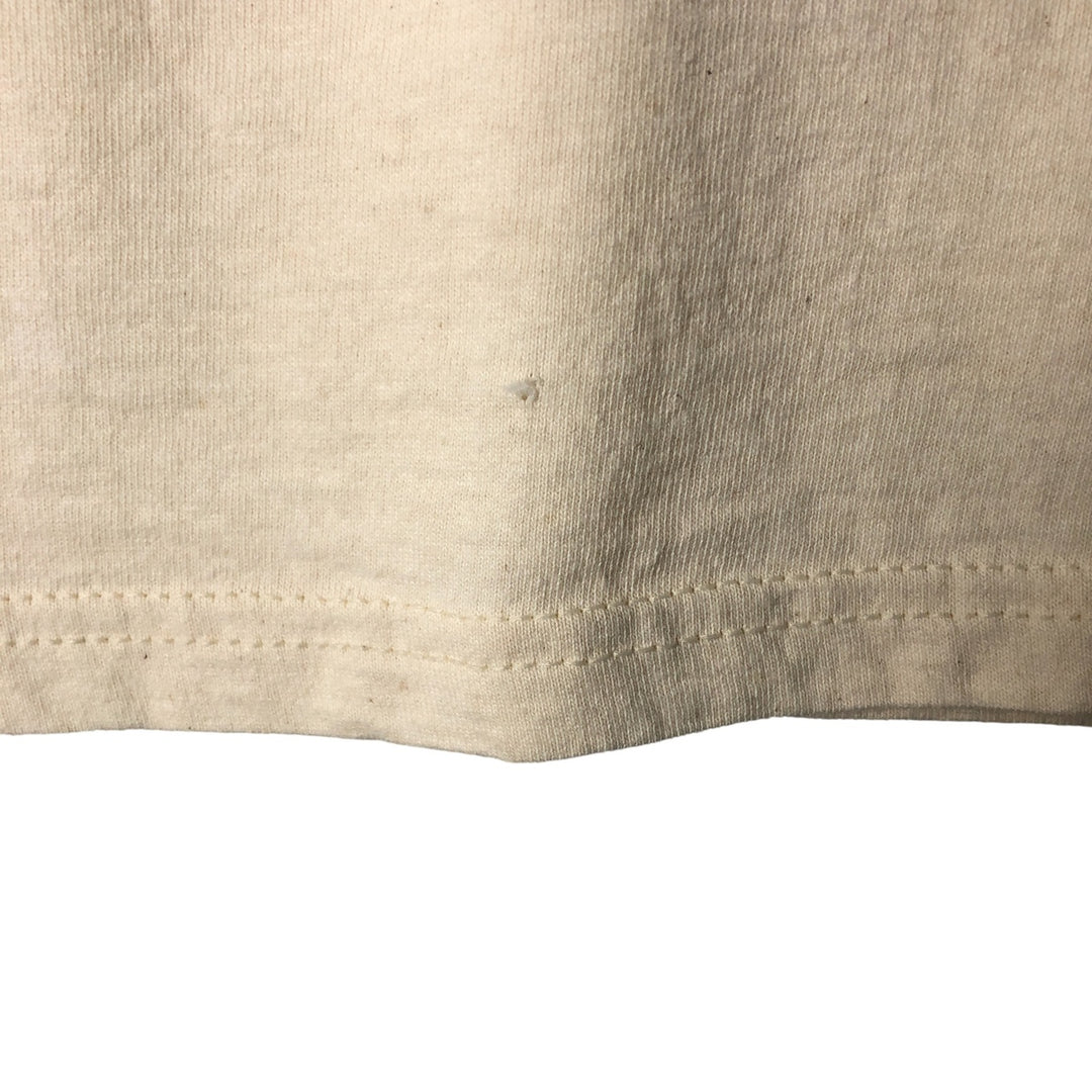 90'S Discus Athletic back print long sleeve T-shirt, Made in USA, Men's size M, Vintage cotton unbleached Vintage Second Hand