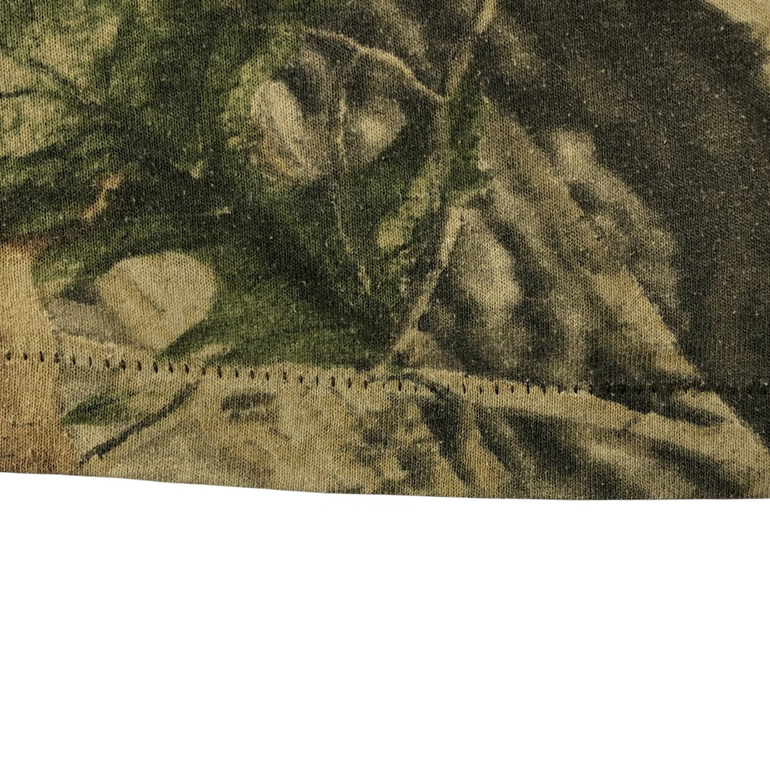 Vintage 1990'S Ranger Realtree Camo Long Sleeve T-Shirt, Made in USA, Men's XL cotton Khaki type Vintage Second Hand