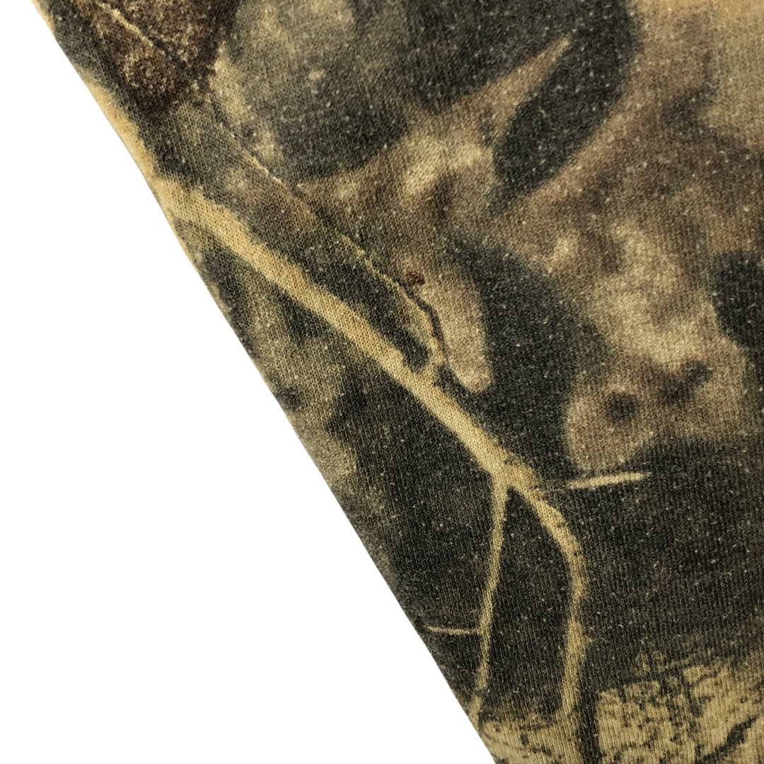 Vintage 1990'S Ranger Realtree Camo Long Sleeve T-Shirt, Made in USA, Men's XL cotton Khaki type Vintage Second Hand