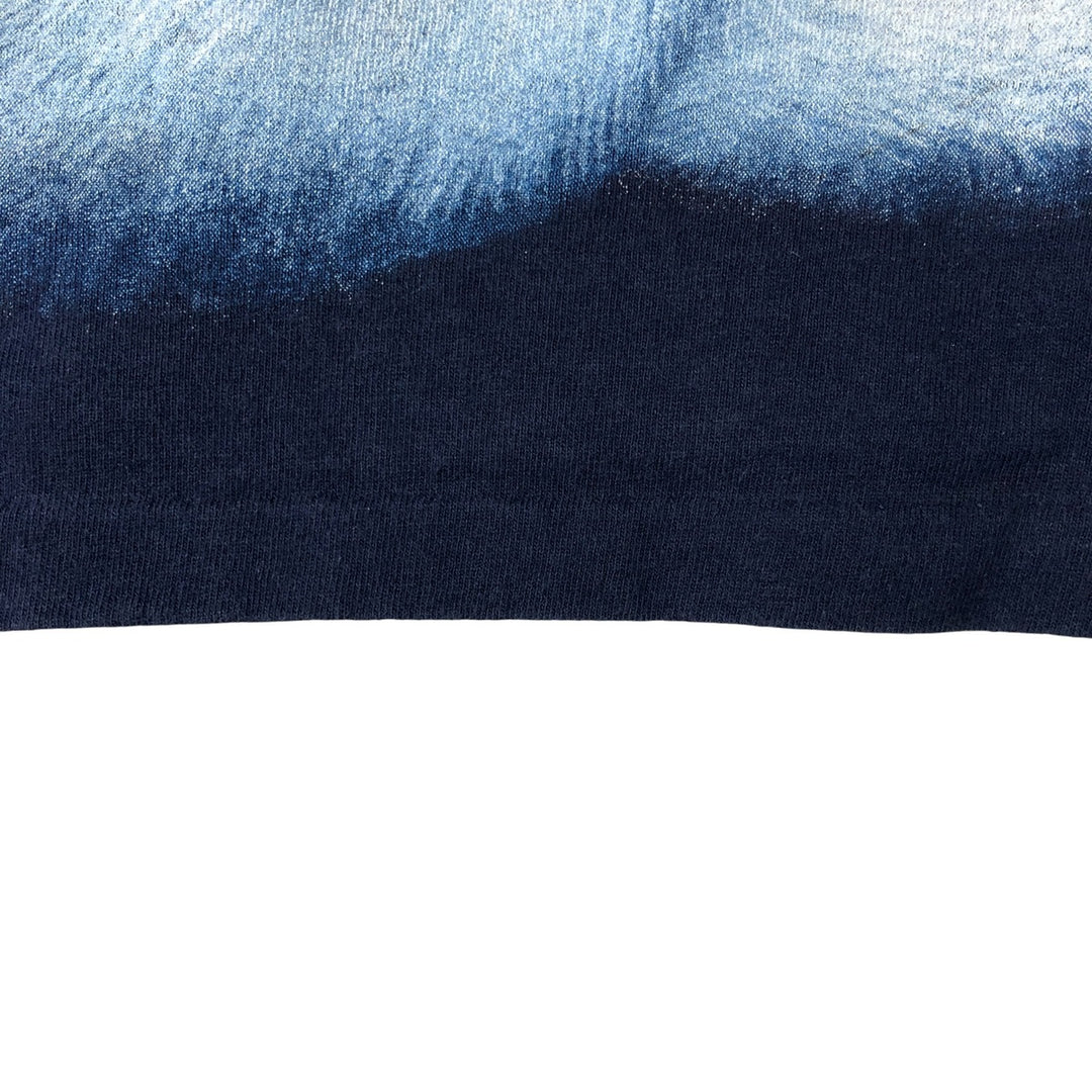 90'S COKE COCA-COLA Long Sleeve T-Shirt, Made in USA, Men's Size Medium, Vintage cotton navy blue type Vintage Second Hand