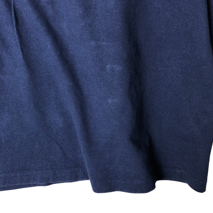 90'S COKE COCA-COLA Long Sleeve T-Shirt, Made in USA, Men's Size Medium, Vintage cotton navy blue type Vintage Second Hand