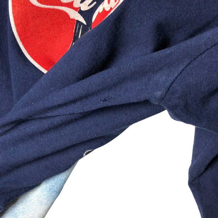 90'S COKE COCA-COLA Long Sleeve T-Shirt, Made in USA, Men's Size Medium, Vintage cotton navy blue type Vintage Second Hand