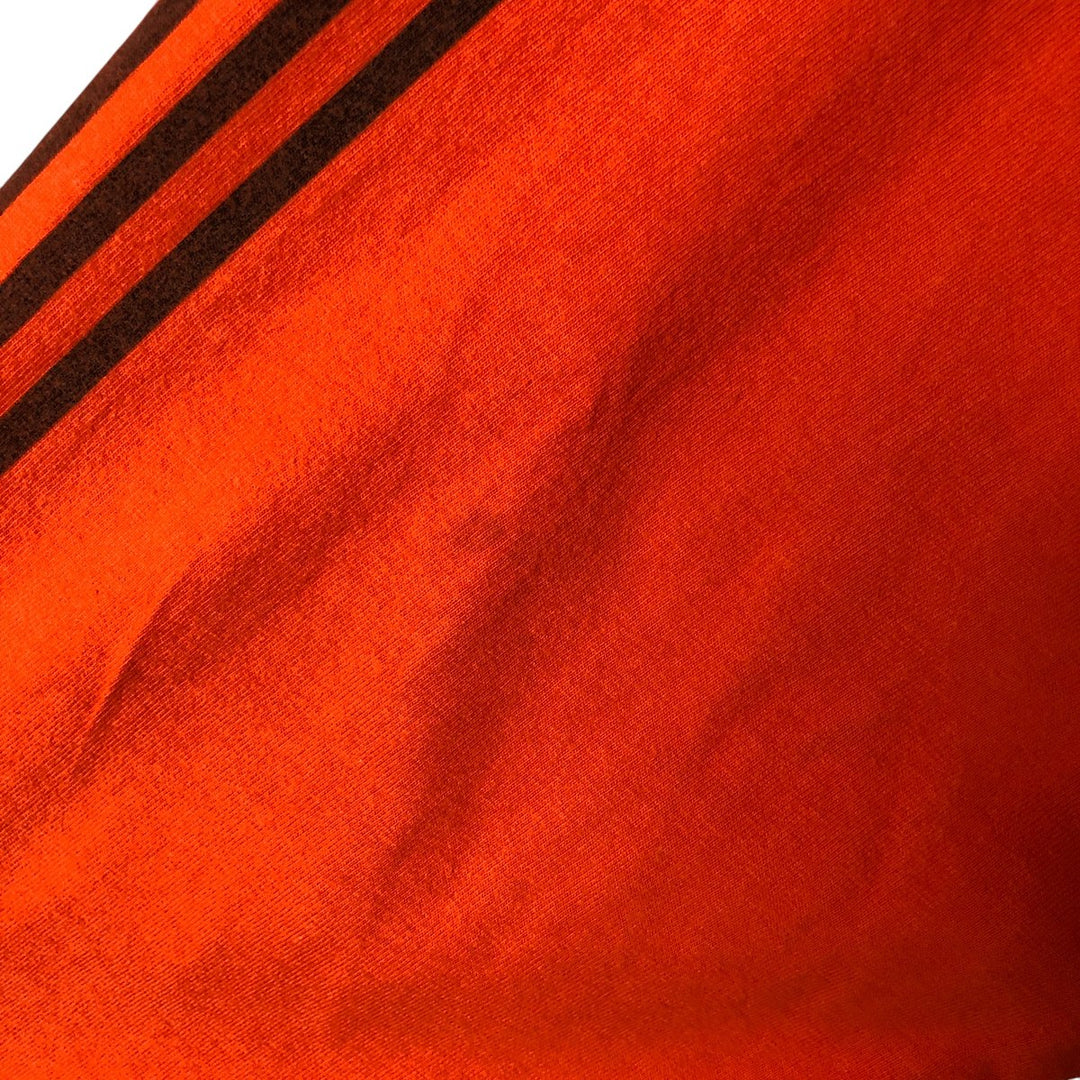 Harley-Davidson Motorcycle Skull Pattern Long Sleeve T-Shirt, Men's Size XL cotton orange type Vintage Second Hand