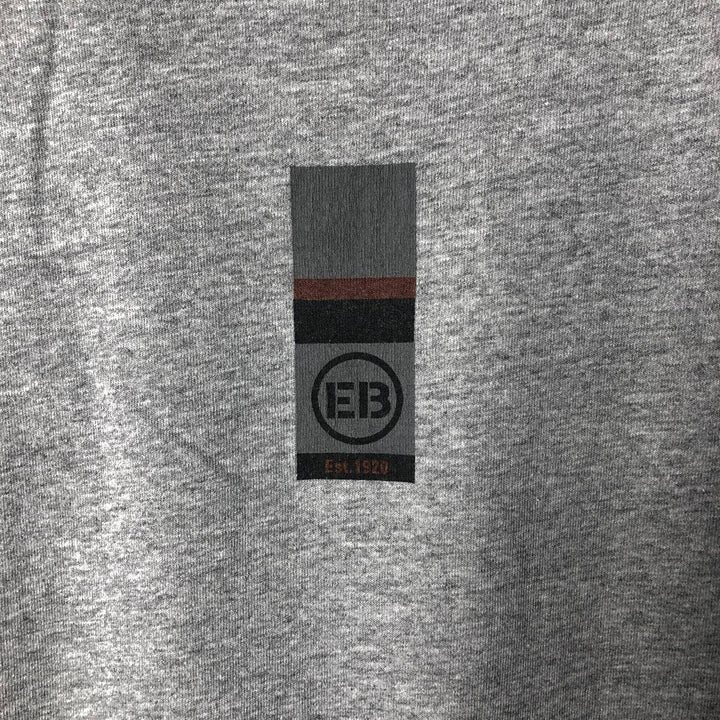 Eddie Bauer Long Sleeve T-Shirt Made in USA Men's L Size cotton gray type Vintage Second Hand