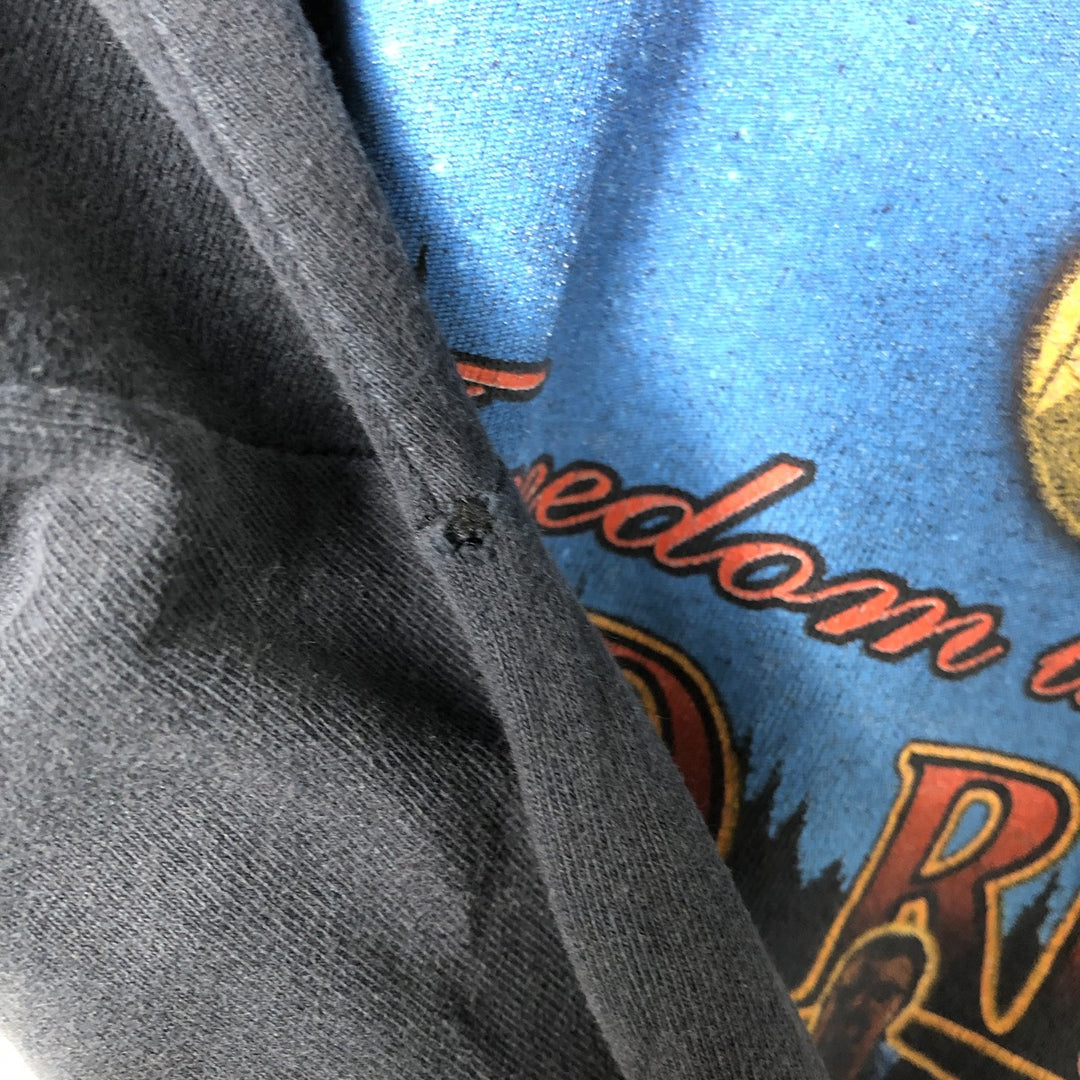 2000'S Hanes Motorcycle Long Sleeve T-Shirt, Men's XL cotton Charcoal Vintage Second Hand