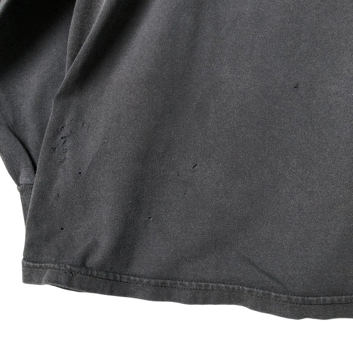 2000'S Hanes Motorcycle Long Sleeve T-Shirt, Men's XL cotton Charcoal Vintage Second Hand