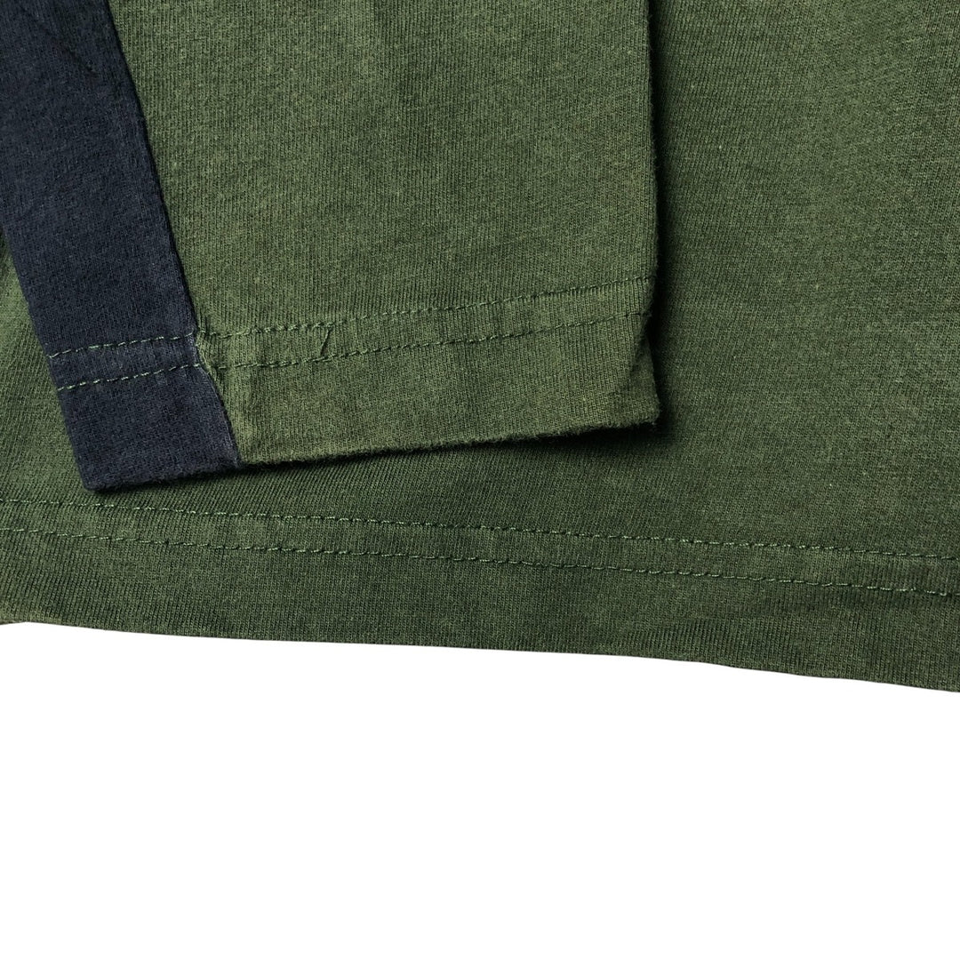 Ralph Lauren CHAPS long-sleeved T-shirt, men's size XL cotton Green type dark green Vintage Second Hand