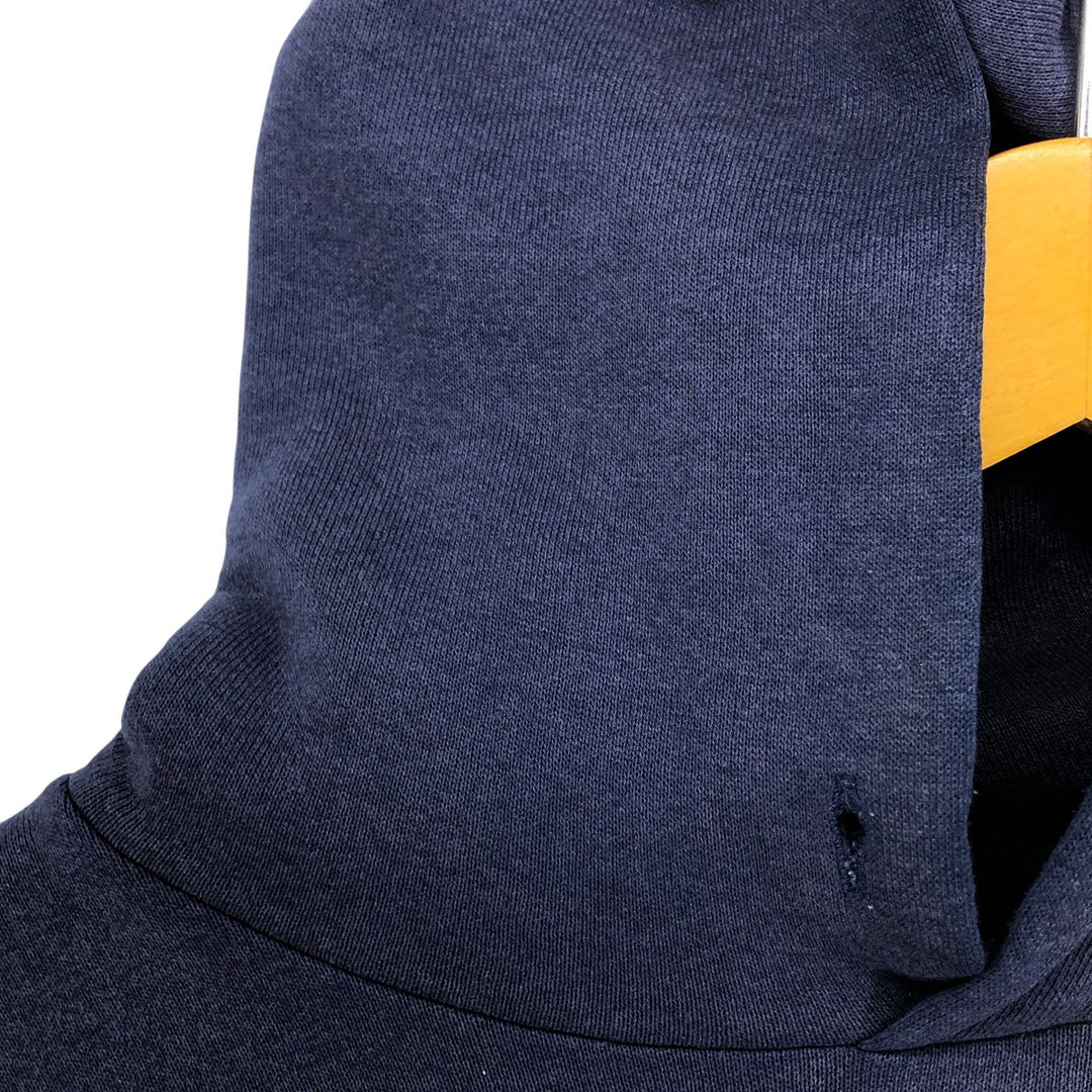 Russell plain blank sweatshirt hoodie, men's size XXL cotton navy blue type Vintage Second Hand