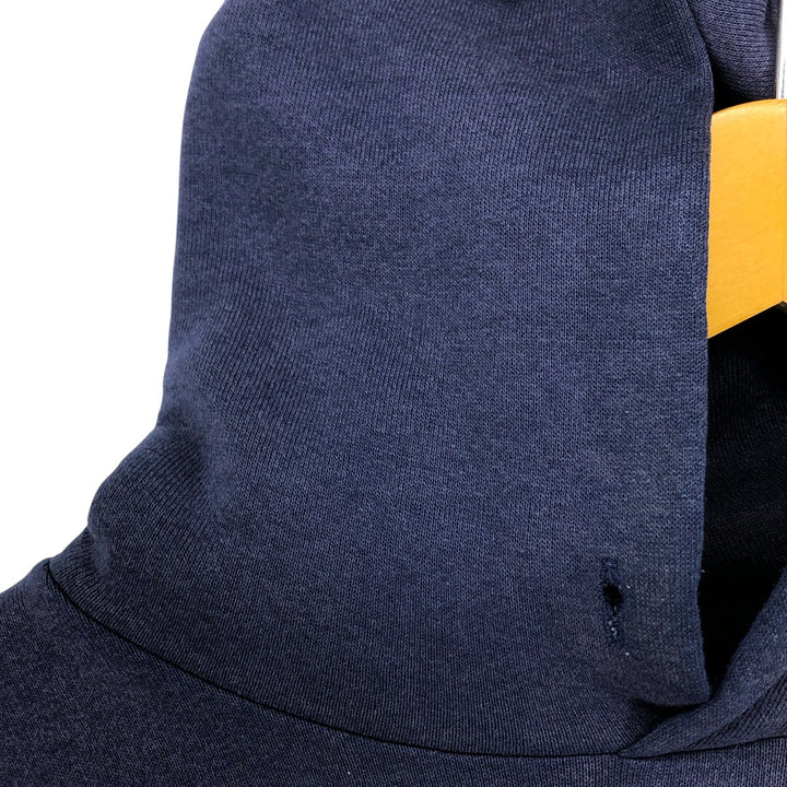 Russell plain blank sweatshirt hoodie, men's size XXL cotton navy blue type Vintage Second Hand
