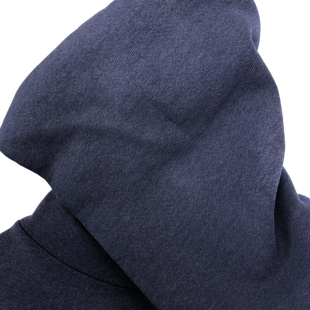 Russell plain blank sweatshirt hoodie, men's size XXL cotton navy blue type Vintage Second Hand