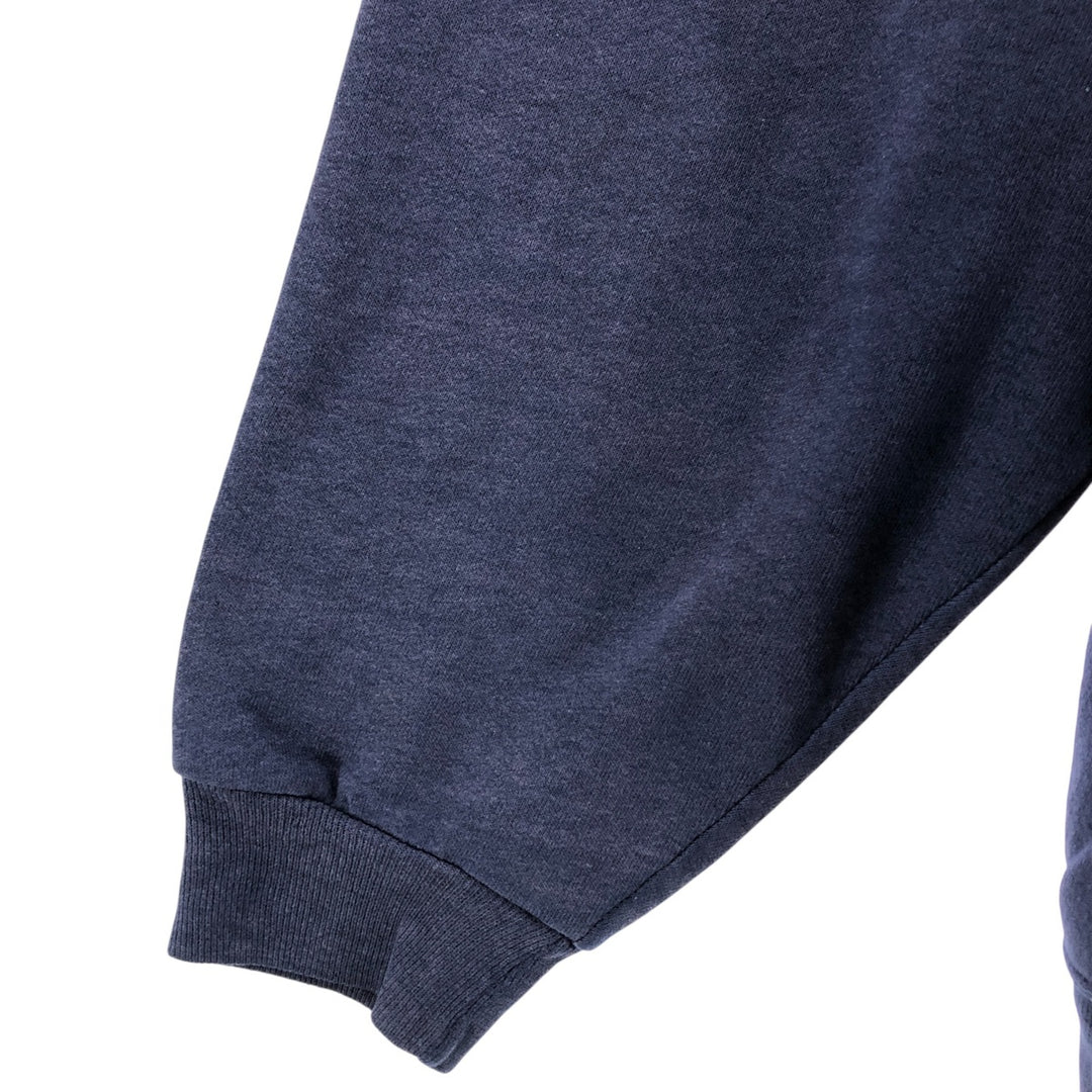 Russell plain blank sweatshirt hoodie, men's size XXL cotton navy blue type Vintage Second Hand
