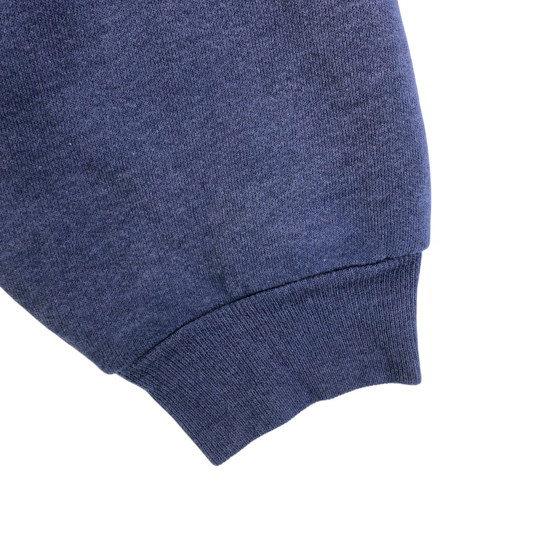Russell plain blank sweatshirt hoodie, men's size XXL cotton navy blue type Vintage Second Hand