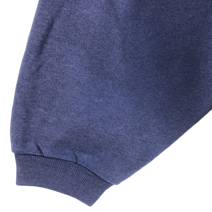 Russell plain blank sweatshirt hoodie, men's size XXL cotton navy blue type Vintage Second Hand