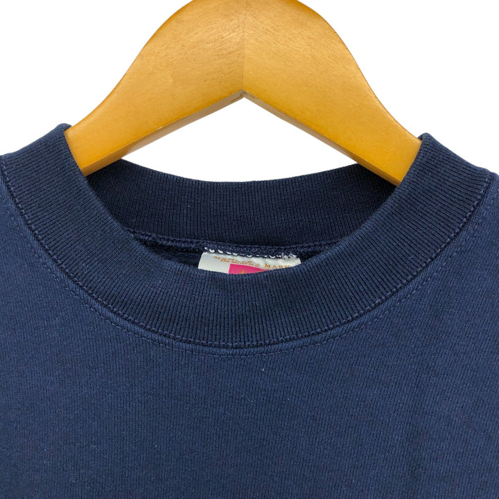 Vintage 90'S MEMBER'S MARK plain blank sweatshirt, men's size XL cotton navy blue type Vintage Second Hand