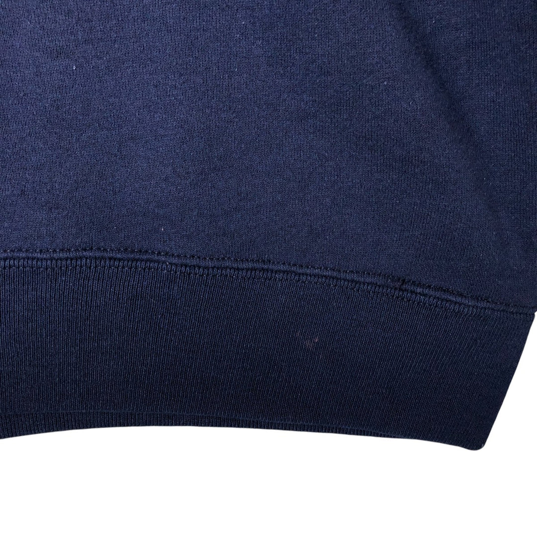 Vintage 80s-90'S SOFFE college sweatshirt, made in the USA, size M, men's polyester navy blue type Vintage Second Hand