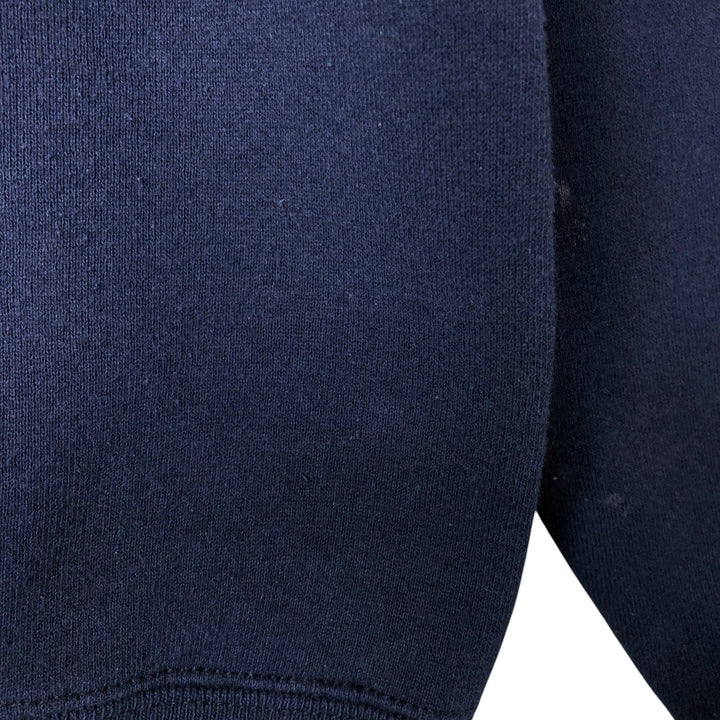 Vintage 80s-90'S SOFFE college sweatshirt, made in the USA, size M, men's polyester navy blue type Vintage Second Hand