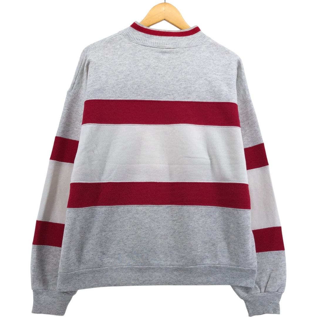 Vintage 1990'S Belbasine Ohio State University high-neck sweatshirt, made in the USA, size L, men's polyester gray type Vintage Second Hand
