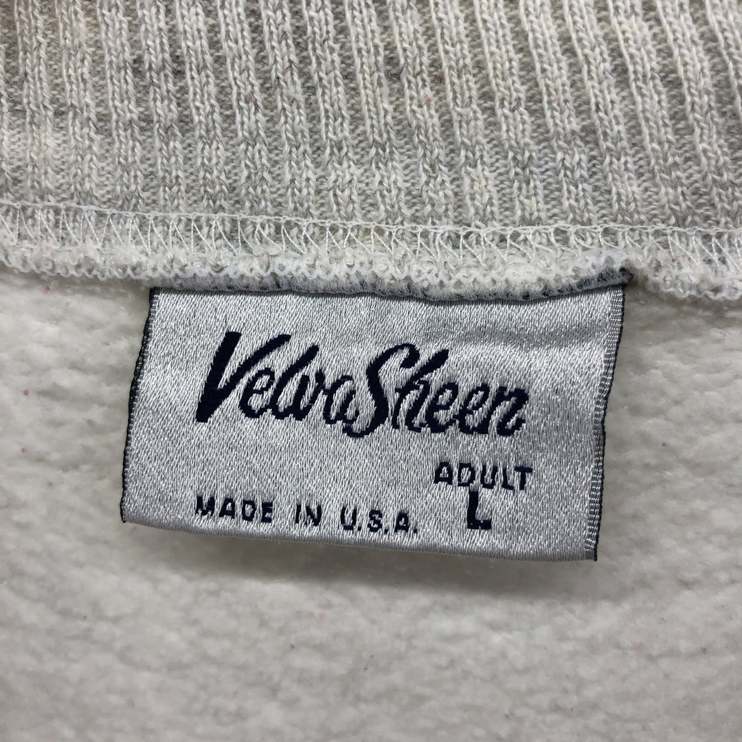 Vintage 1990'S Belbasine Ohio State University high-neck sweatshirt, made in the USA, size L, men's polyester gray type Vintage Second Hand