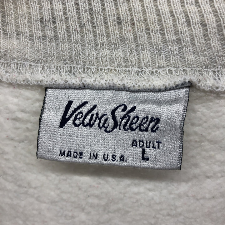 Vintage 1990'S Belbasine Ohio State University high-neck sweatshirt, made in the USA, size L, men's polyester gray type Vintage Second Hand