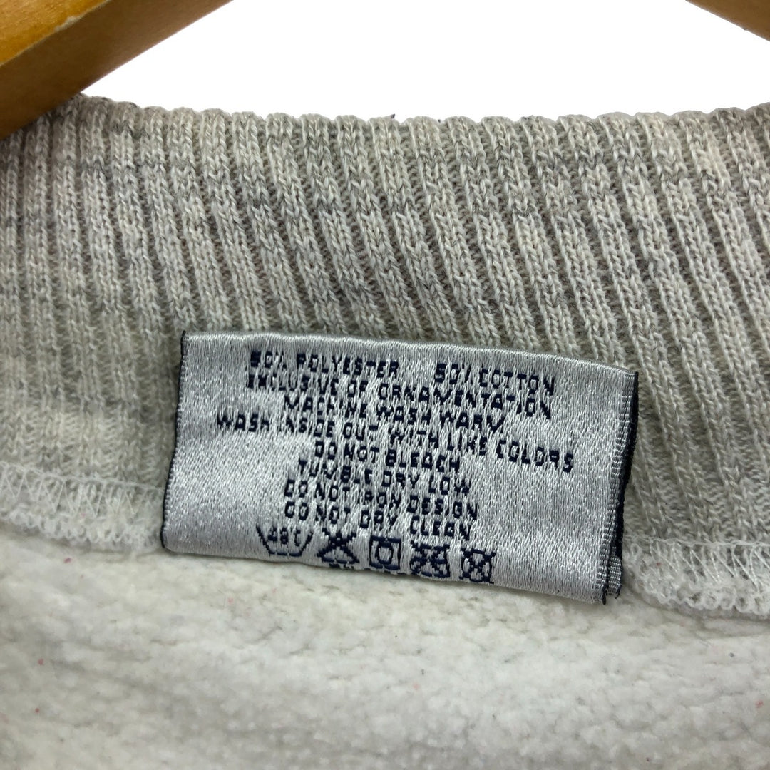 Vintage 1990'S Belbasine Ohio State University high-neck sweatshirt, made in the USA, size L, men's polyester gray type Vintage Second Hand