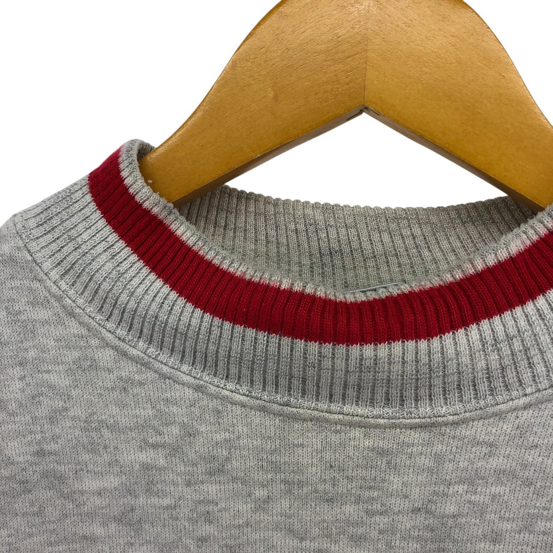 Vintage 1990'S Belbasine Ohio State University high-neck sweatshirt, made in the USA, size L, men's polyester gray type Vintage Second Hand
