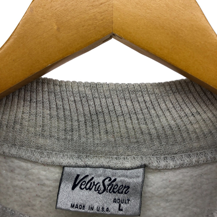 Vintage 1990'S Belbasine Ohio State University high-neck sweatshirt, made in the USA, size L, men's polyester gray type Vintage Second Hand