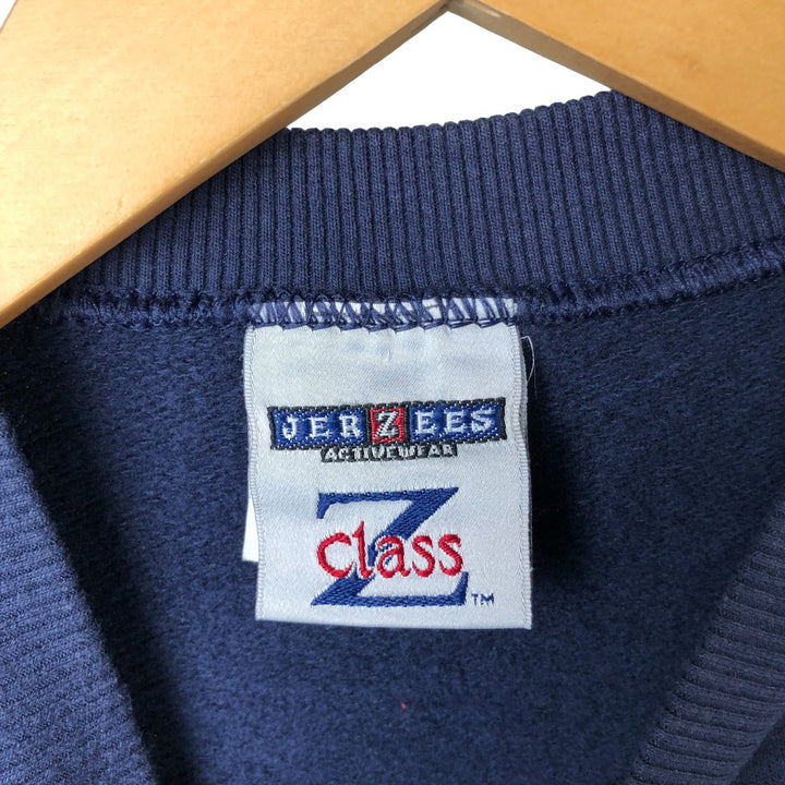 2000'S Jerzees ALPHARMA Advertising Sweatshirt, Men's Size Medium cotton navy blue type Vintage Second Hand
