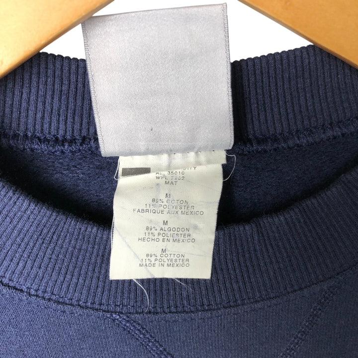 2000'S Jerzees ALPHARMA Advertising Sweatshirt, Men's Size Medium cotton navy blue type Vintage Second Hand