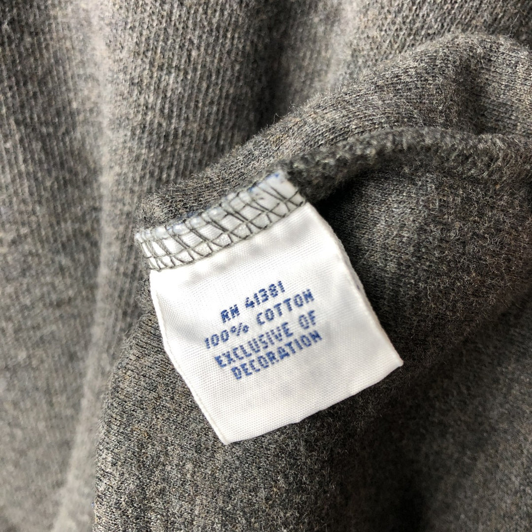 Ralph Lauren POLO RALPH LAUREN ESTATE RIB half-zip sweatshirt, sweatshirt, men's size L cotton Charcoal Vintage Second Hand