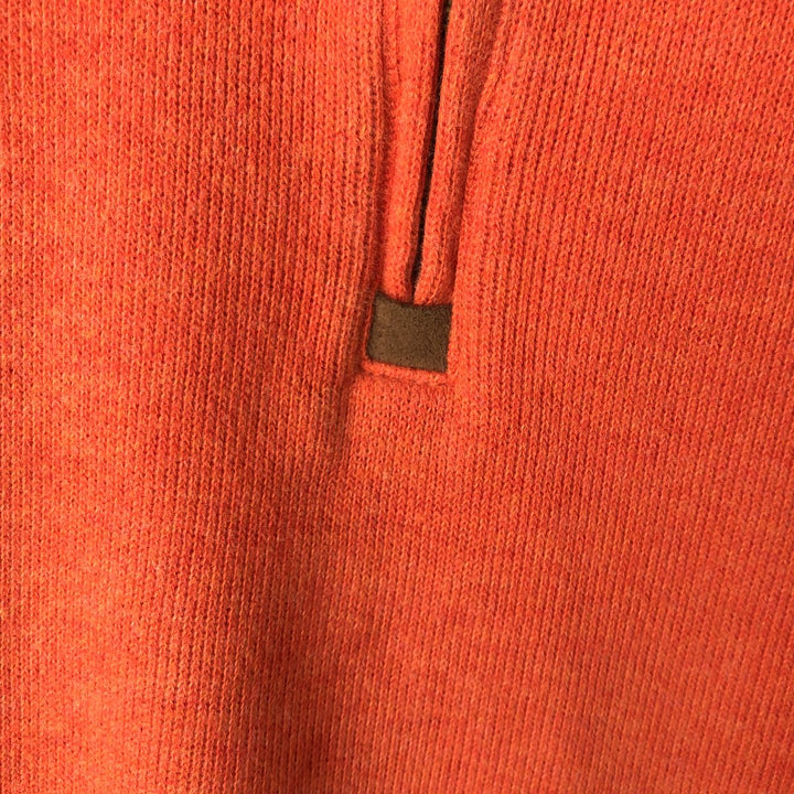 Ralph Lauren POLO RALPH LAUREN Half-Zip Sweatshirt, Men's XL cotton orange type Vintage Second Hand