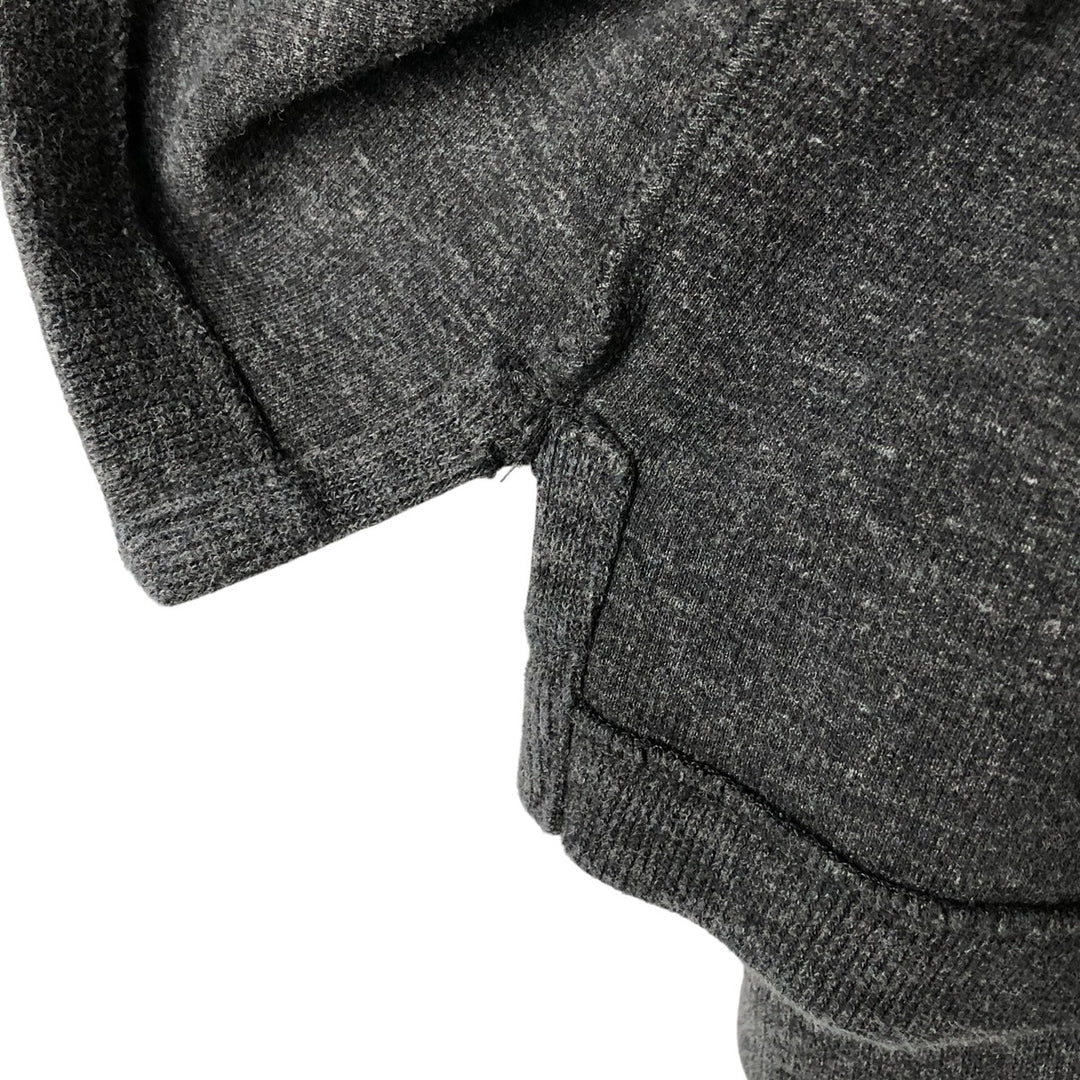 Ralph Lauren POLO RALPH LAUREN Half-Zip Sweatshirt, Men's XL cotton Charcoal Vintage Second Hand