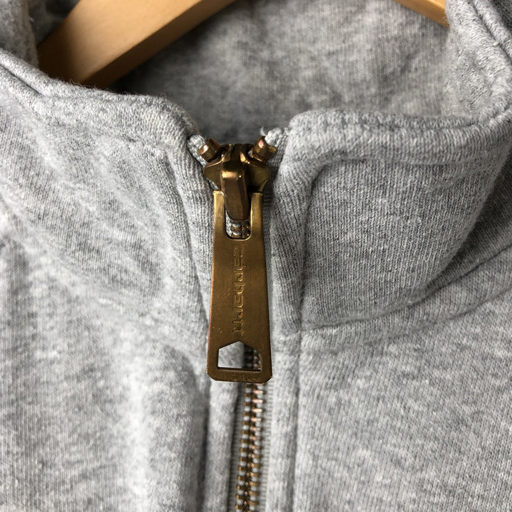 Carhartt Relaxed Fit Half-Zip Sweatshirt, Men's Size L cotton gray type Vintage Second Hand