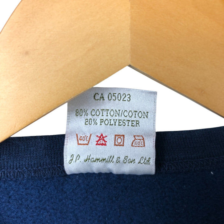 HAMMILL CASUALS NABISCO Advertising Sweatshirt, Made in Canada, Men's Size M cotton navy blue type Vintage Second Hand