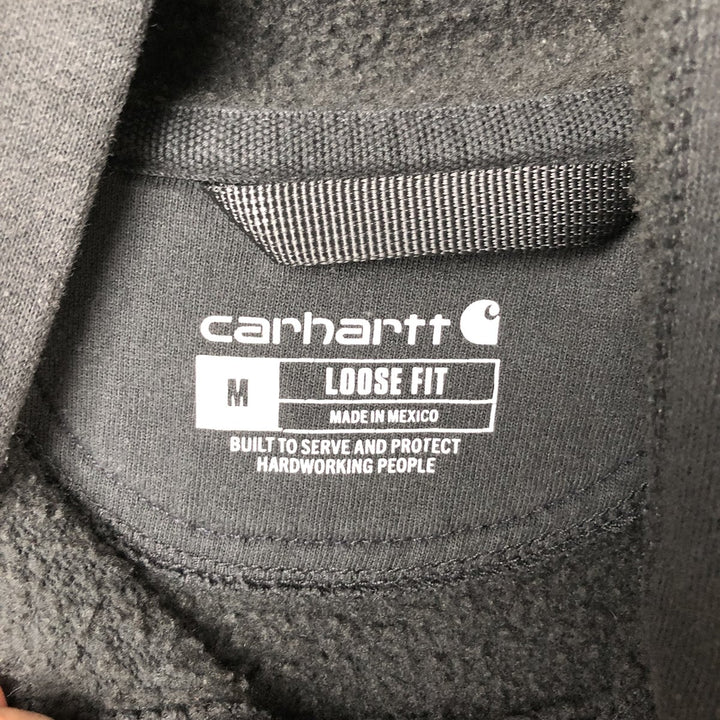 Carhartt Loose Fit Sweat Pullover Hoodie, Men's M Size cotton black type Vintage Second Hand
