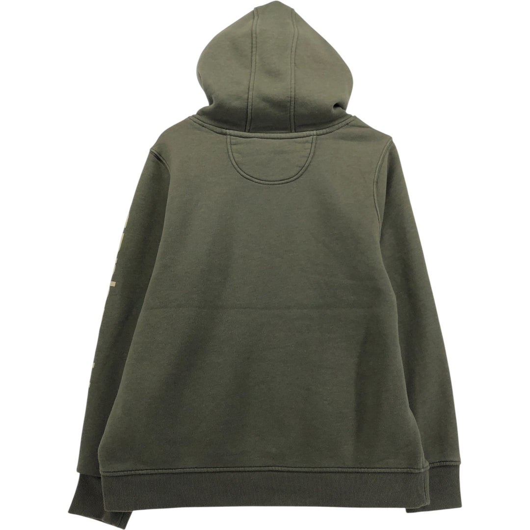 Carhartt Relaxed Fit Sweatshirt Pullover Hoodie, Men's XL cotton Khaki type Vintage Second Hand