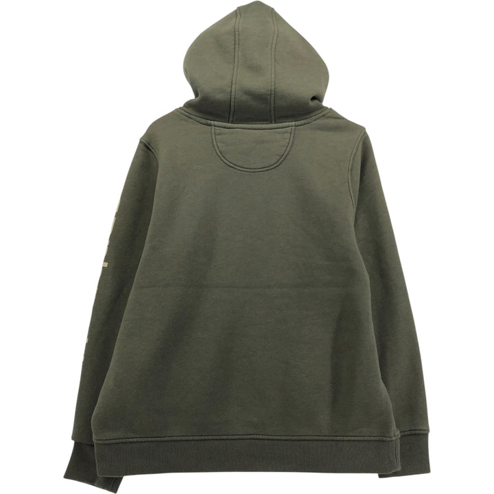 Carhartt Relaxed Fit Sweatshirt Pullover Hoodie, Men's XL cotton Khaki type Vintage Second Hand