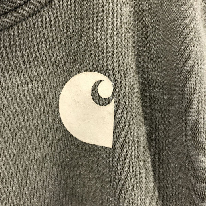 Carhartt Relaxed Fit Sweatshirt Pullover Hoodie, Men's XL cotton Khaki type Vintage Second Hand