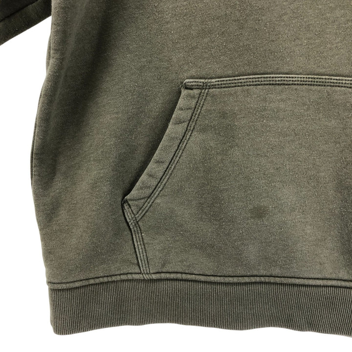 Carhartt Relaxed Fit Sweatshirt Pullover Hoodie, Men's XL cotton Khaki type Vintage Second Hand
