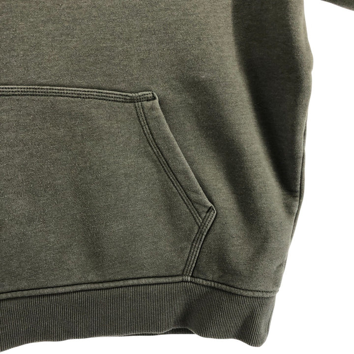 Carhartt Relaxed Fit Sweatshirt Pullover Hoodie, Men's XL cotton Khaki type Vintage Second Hand