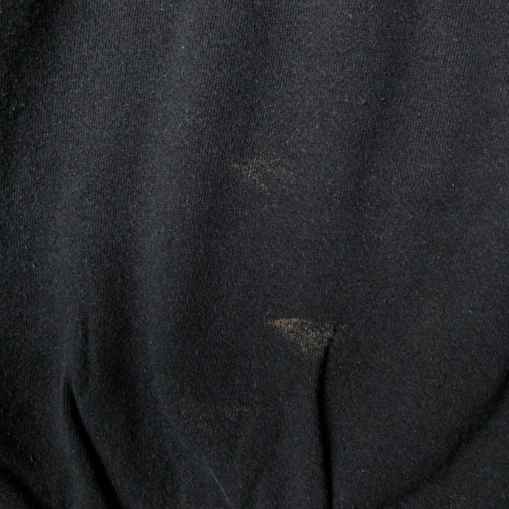 Vintage 90'S Hanes HER WAY plain blank sweatshirt, made in the USA, size L, women's. acrylic black type Vintage Second Hand