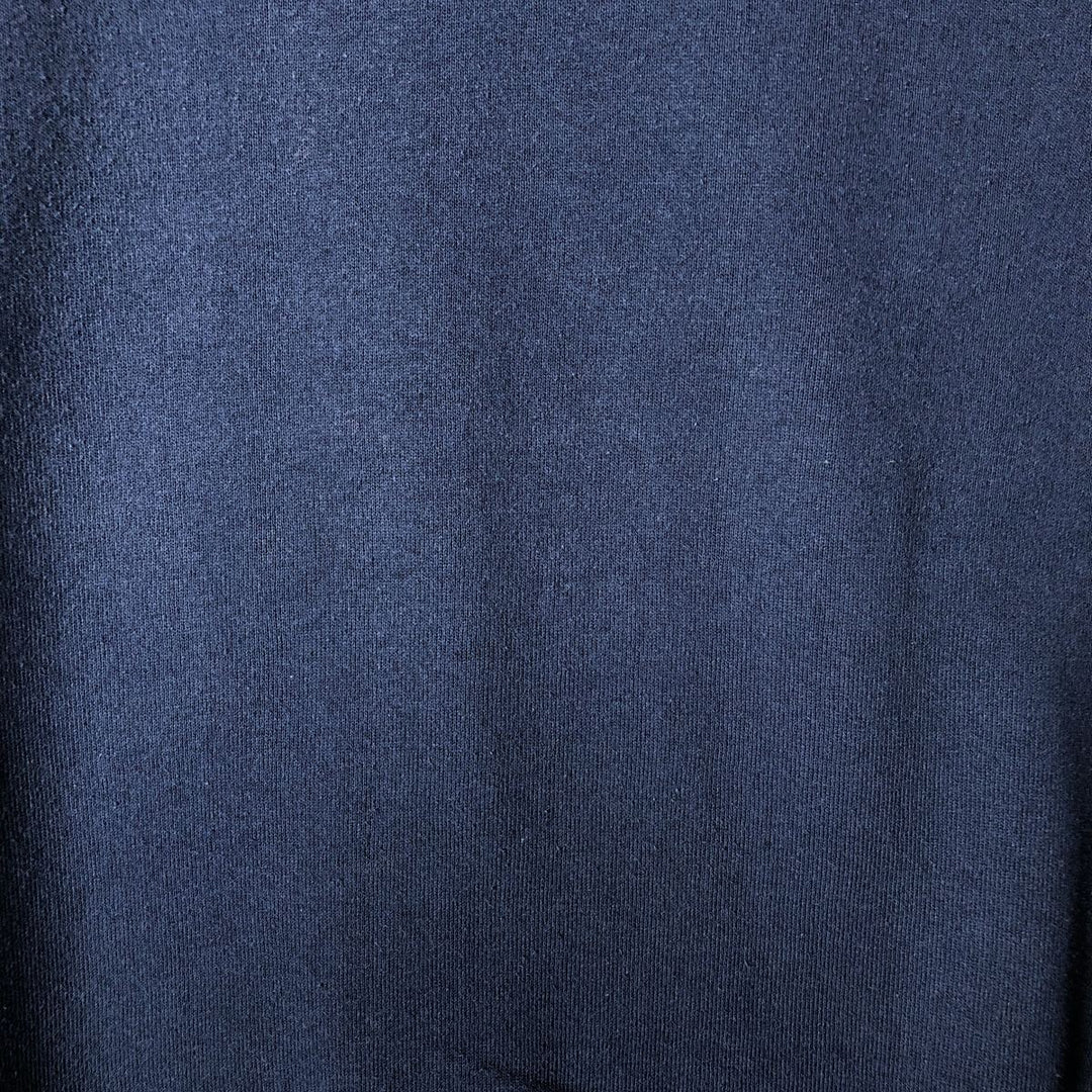 00'S Fruit of the Loom plain blank sweatshirt, sweatshirt, men's size XL cotton navy blue type Vintage Second Hand